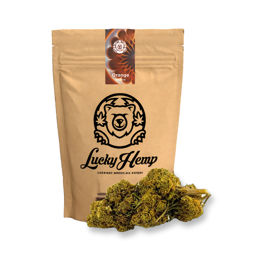 Orange Skunk Ökopack Blüten Lucky Hemp