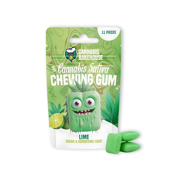 Cannabis Sativa Kaugummis Edibles Lucky Hemp Lime