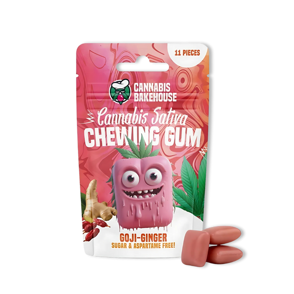 Cannabis Sativa Kaugummis Edibles Lucky Hemp Goji-Ginger