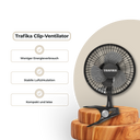 Trafika Clip-Ventilator Ø15cm, 5 Watt Growzubehör Lucky Hemp