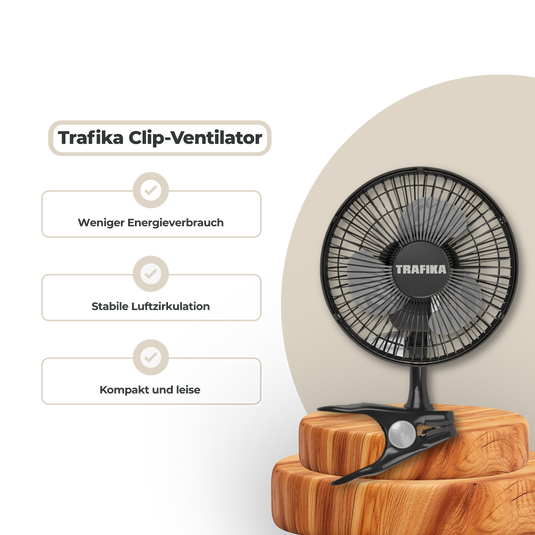 Trafika Clip-Ventilator Ø15cm, 5 Watt