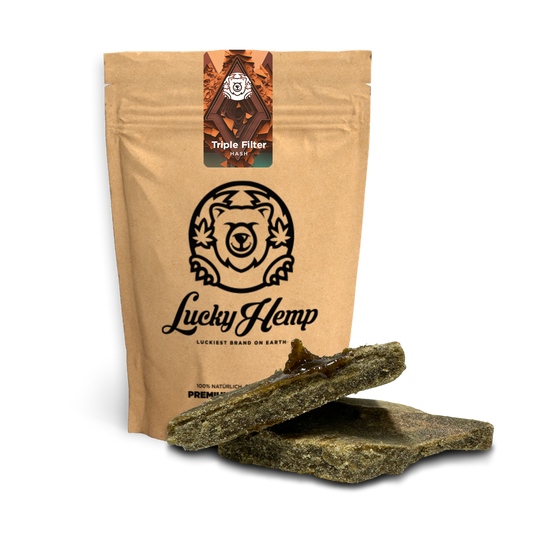 Triple Filter Hash Ökopack Blüten Lucky Hemp