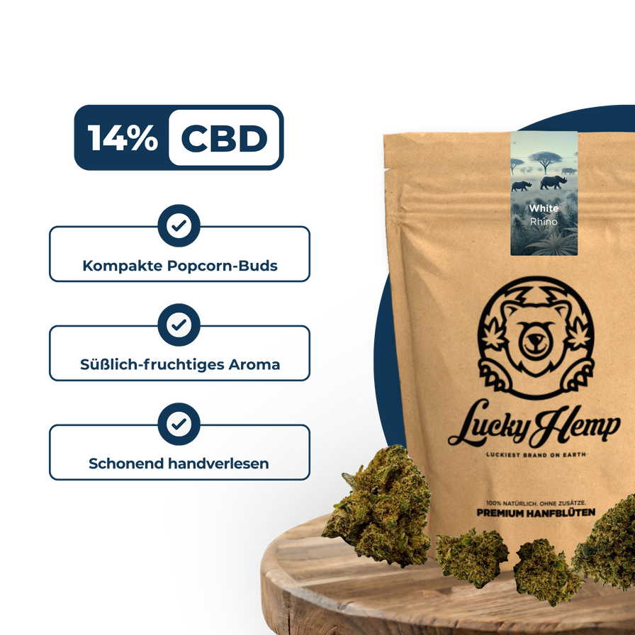 Sparfuchs-Bundle Blüten Lucky Hemp