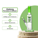 Glasbong mit 8-Arm-Percolator & Diffusor 32 cm Merchandise Lucky Hemp