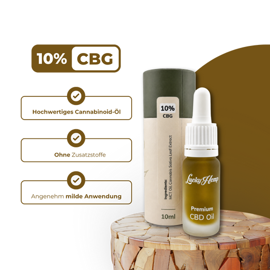 10% CBG-Öl Öle Lucky Hemp