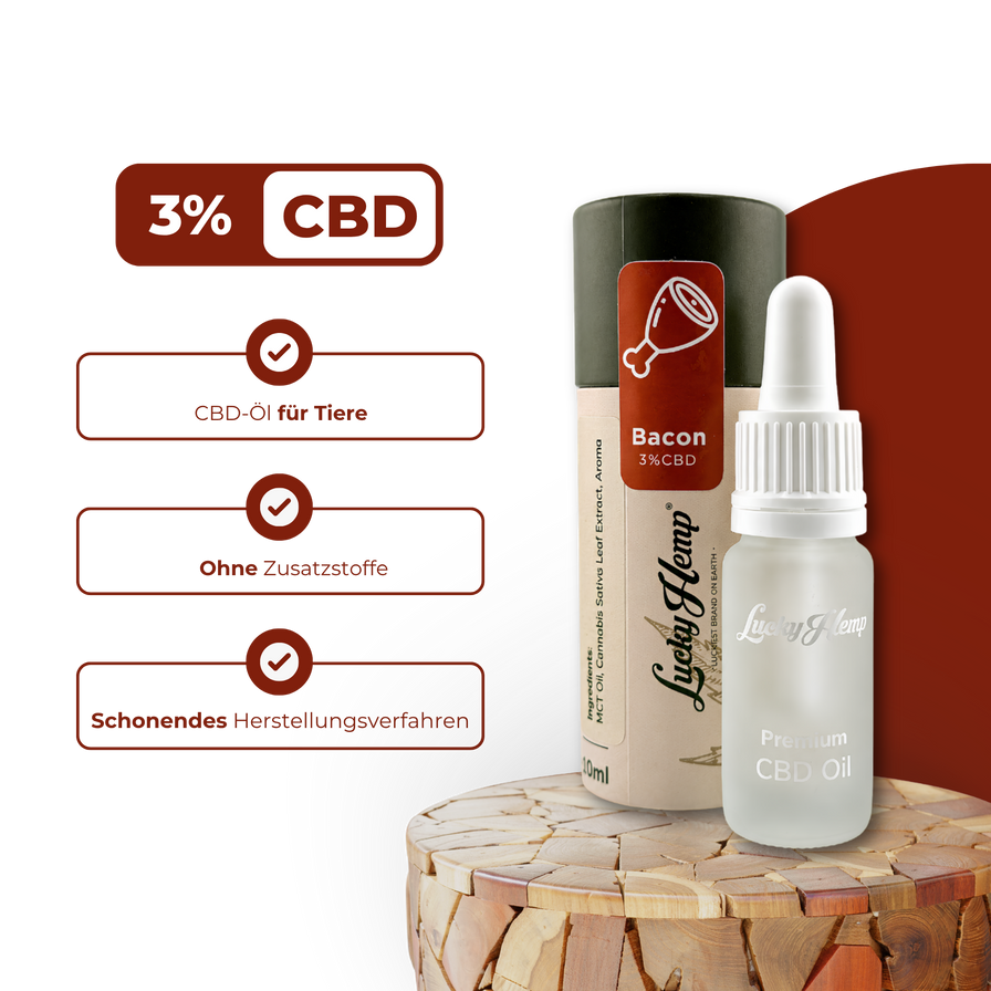 Bacon CBD-Öl Öle Lucky Hemp