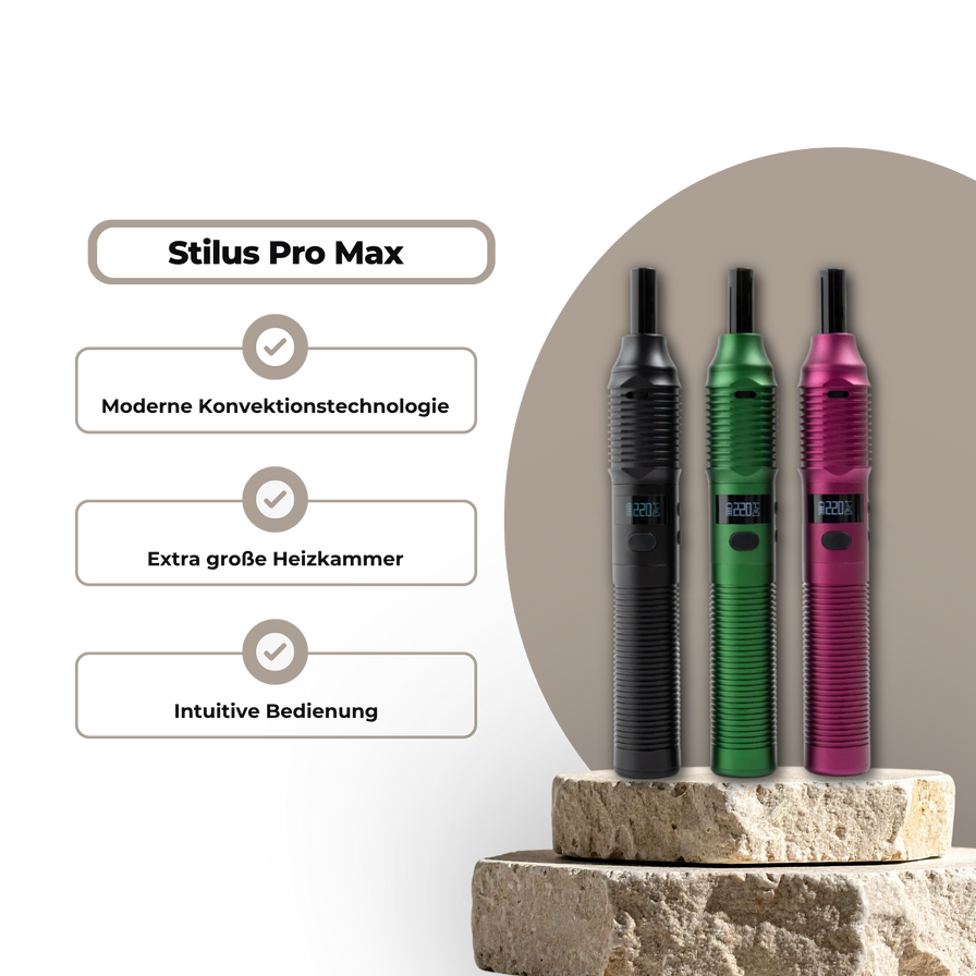HIZEN Stilus Pro Max Vaporizer Zubehör Lucky Hemp