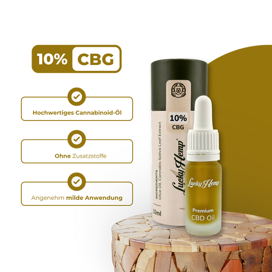 10% CBG-Öl Öle Lucky Hemp