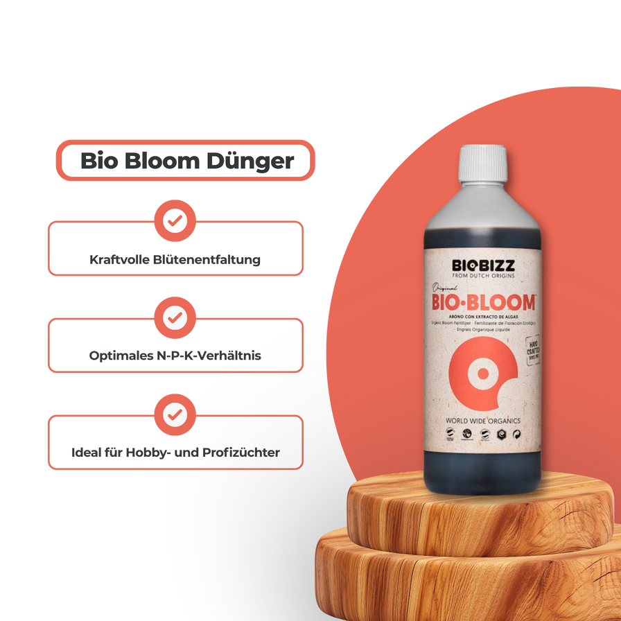 BioBizz Bio-Bloom 1 Liter Growzubehör Lucky Hemp