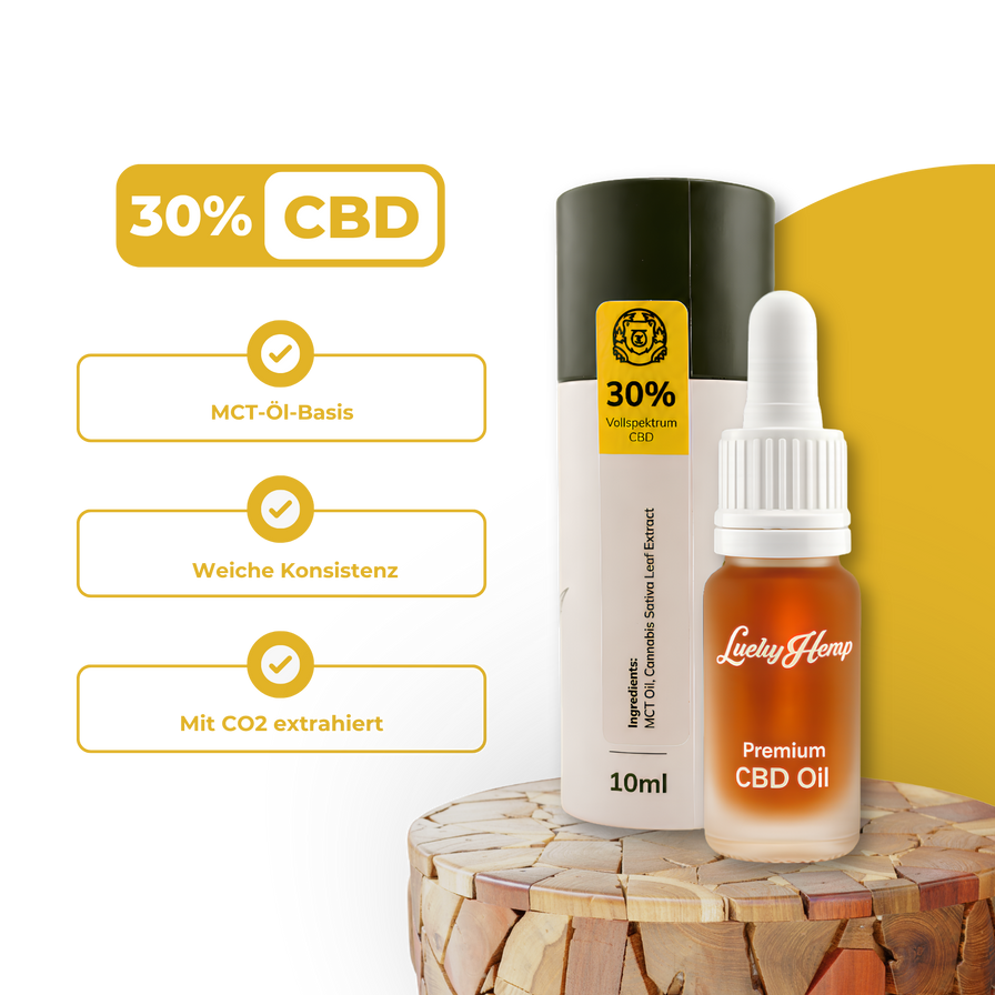 30% CBD Öl Vollspektrum MCT
