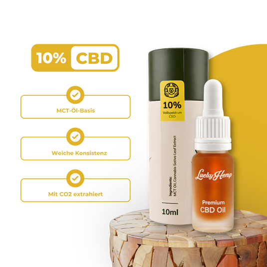 10% CBD Öl Vollspektrum MCT