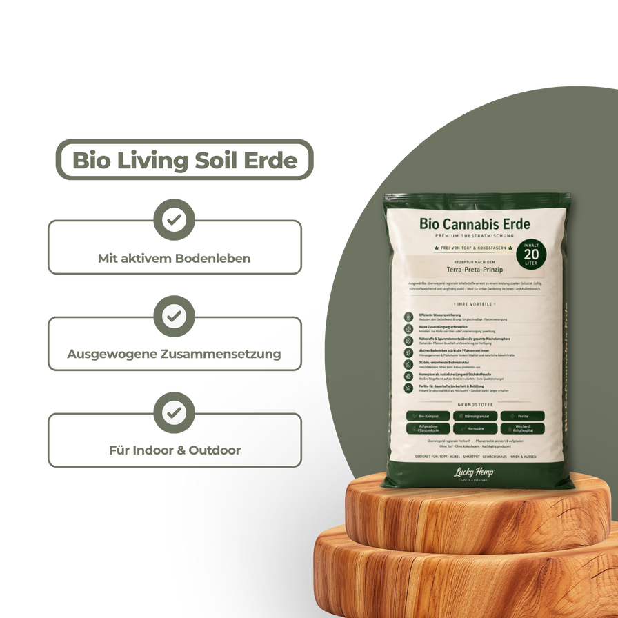 Bio Living Soil Erde Growzubehör Green Power