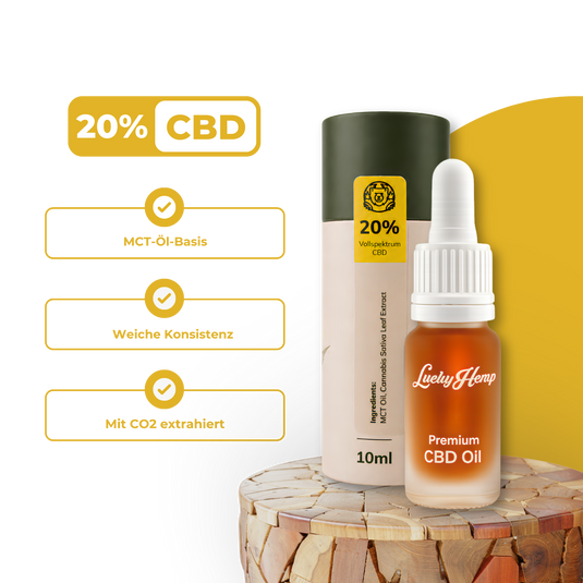 20% CBD Öl Vollspektrum MCT