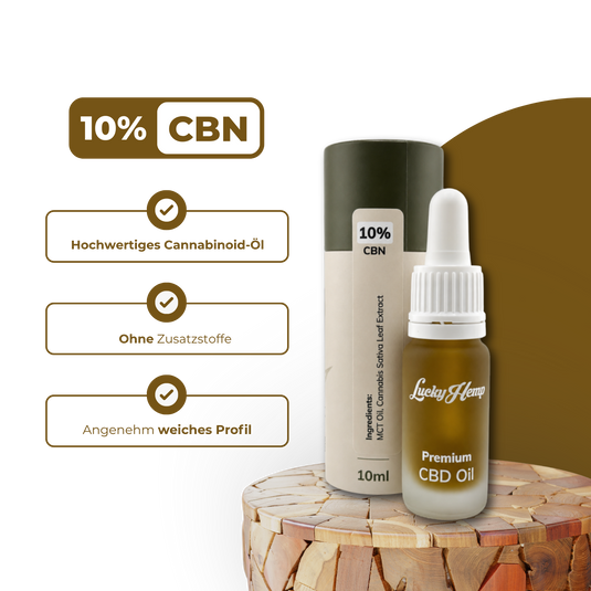 10% CBN-Öl Öle Lucky Hemp