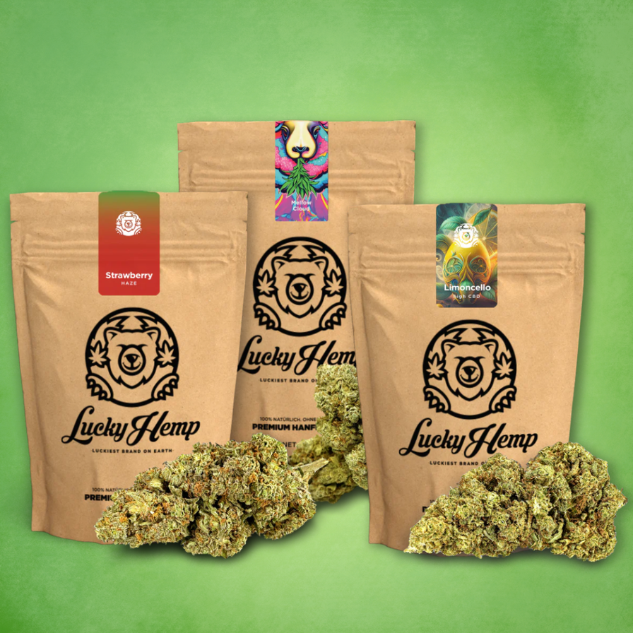 Test Bundle Blüten Lucky Hemp