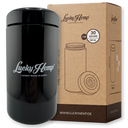 LuckyCure Humidor Glas mit Thermo-Hygrometer Zubehör Lucky Hemp 500ml