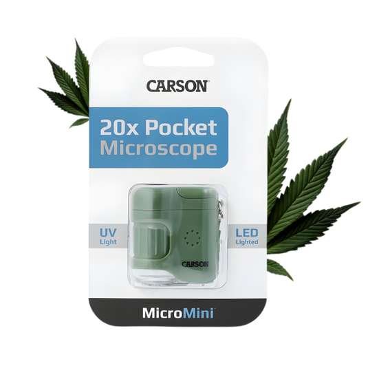 Carson Mikroskop MicroMini MM-280G Growzubehör Lucky Hemp