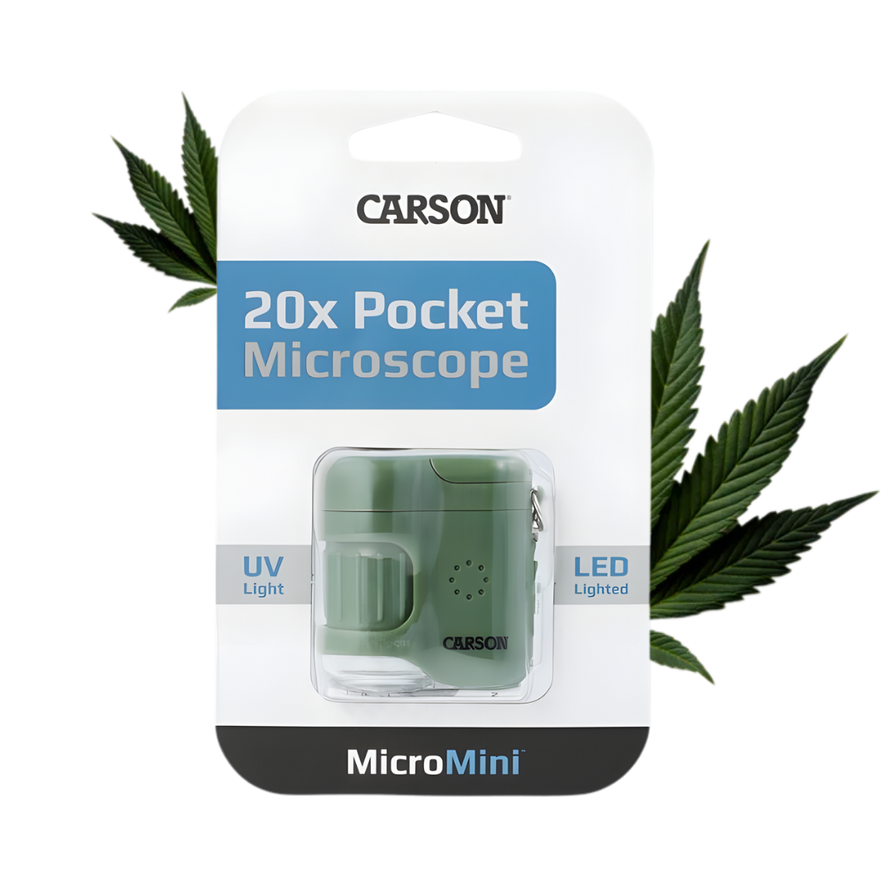 Carson Mikroskop MicroMini MM-280G Growzubehör Lucky Hemp