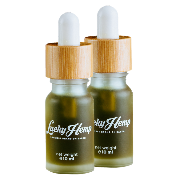 10% CBD-Öl Vollspektrum Öle Lucky Hemp 2x 10ml