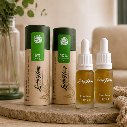 Probier-Set 5% + 10% Vollspektrum CBD-Öle
