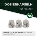 HIZEN Dosierkapseln Edelstahl 3er Set Zubehör Lucky Hemp