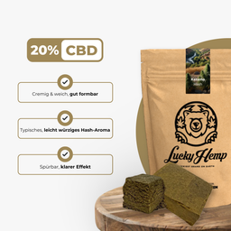 Ketama Hash Ökopack Blüten Lucky Hemp