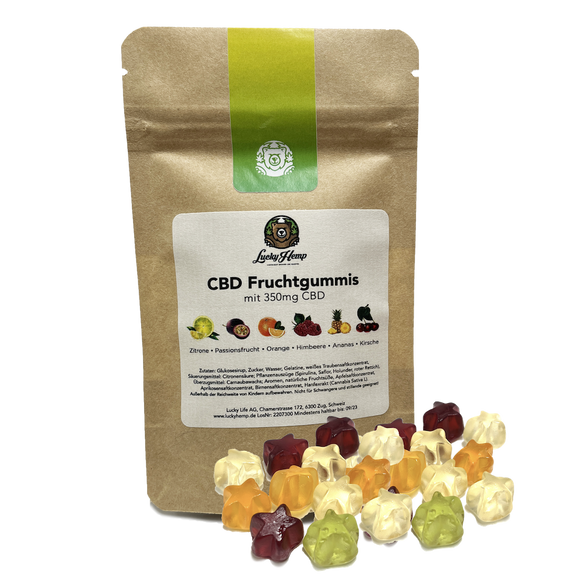 CBD Fruchtgummis Edibles Lucky Hemp   