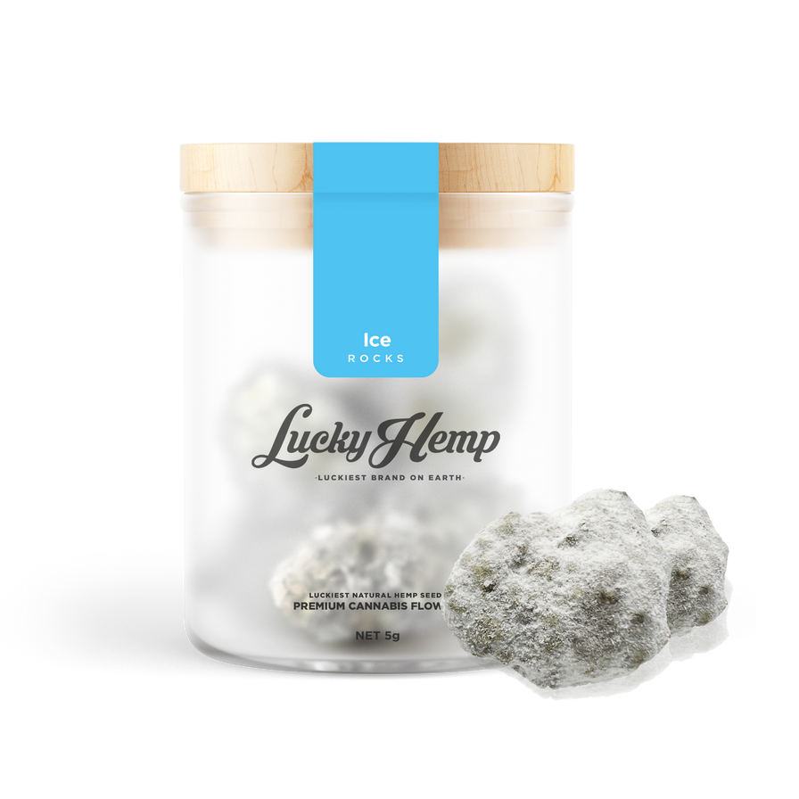 Ice Rocks 80% CBD Blüten Lucky Hemp   