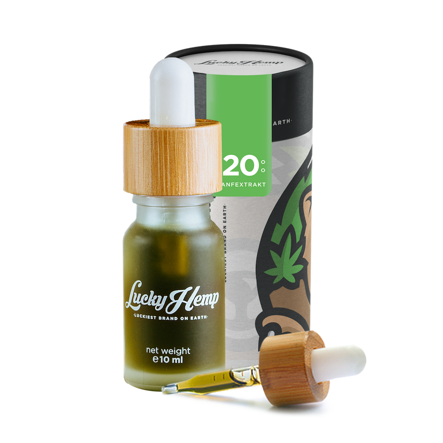 20% CBD-Öl Vollspektrum Öle Lucky Hemp   