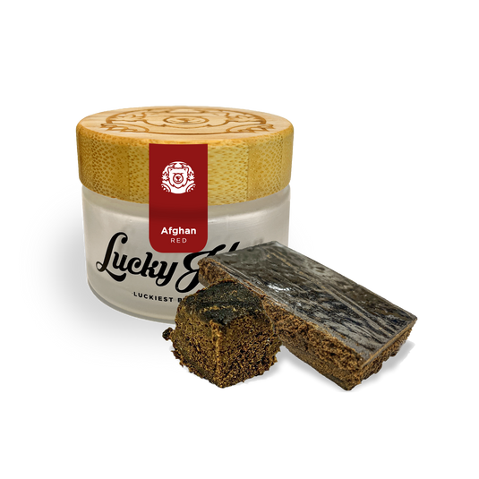 Roter Afghane 25% CBD Glas Blüten Lucky Hemp