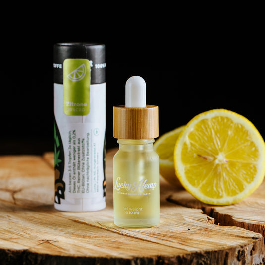 Zitronen CBD-Öl 10% Öle Lucky Hemp   
